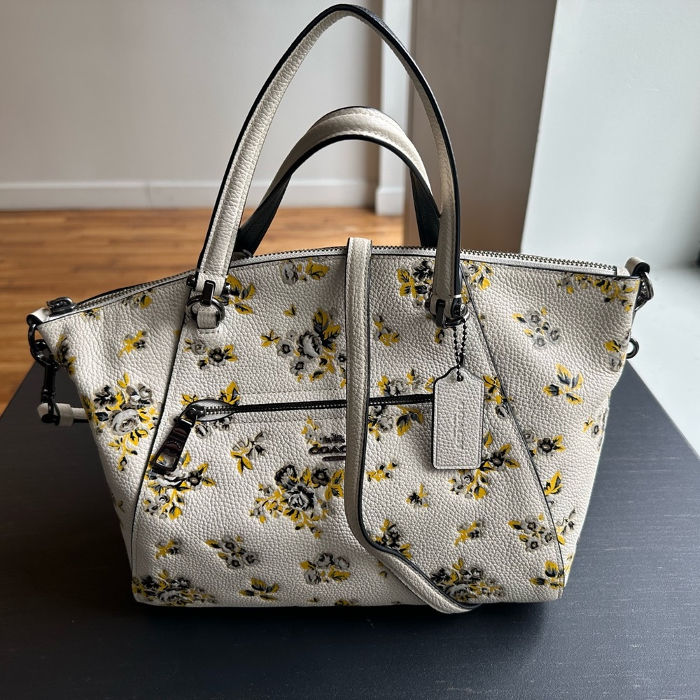 Coach Floral Handbag & Wallet